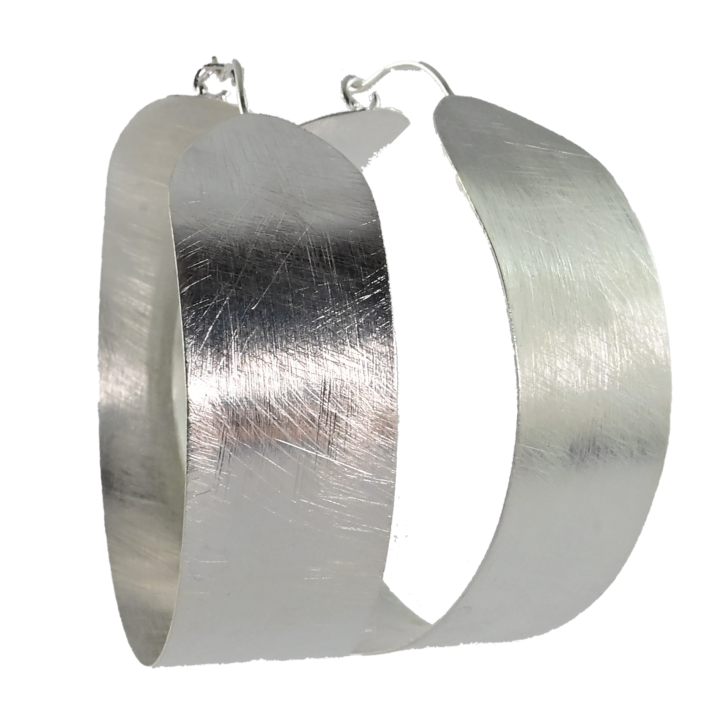 Silver Wash Earrings C33 large