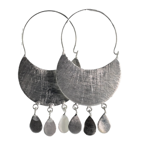 Silver Wash Earrings C16