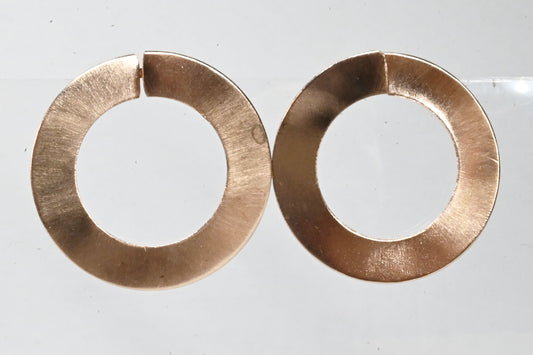Euro Rose Gold Earrings B132
