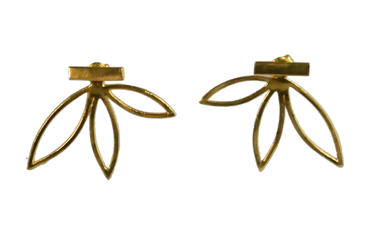 Euro Gold Earrings B105a