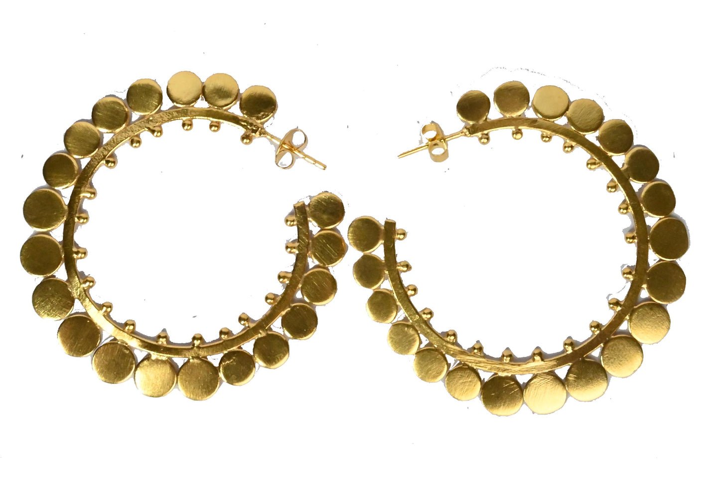 Euro Gold Piccolo Earrings B127p