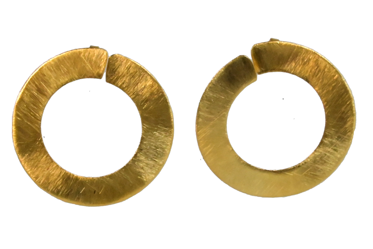 Euro Gold Earrings B132