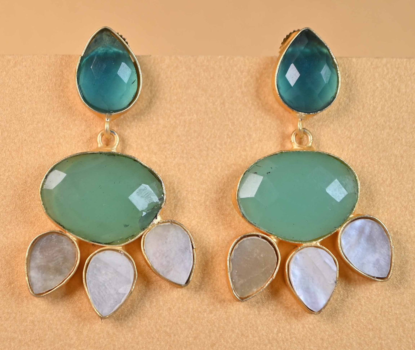 Diva Gold Earrings Shell. 3 colourway's