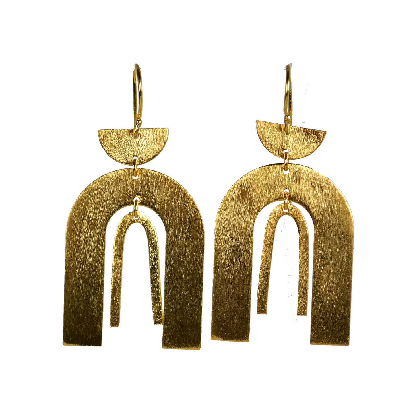 Euro Gold Earrings B140A