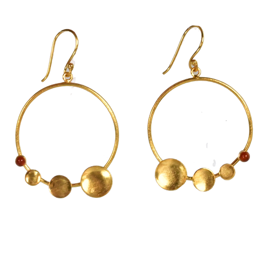 Euro Gold Earrings A69A