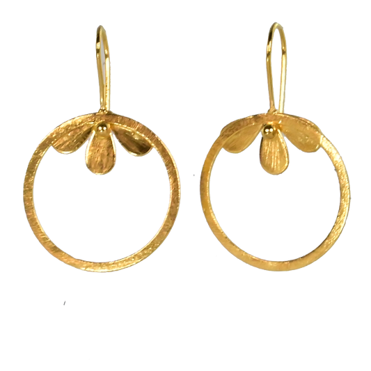 Euro Gold Earrings B165