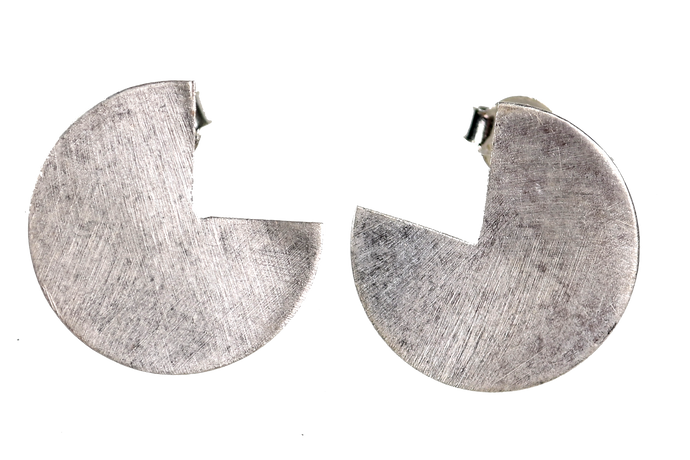 Euro Silver Earrings IAE3226.
