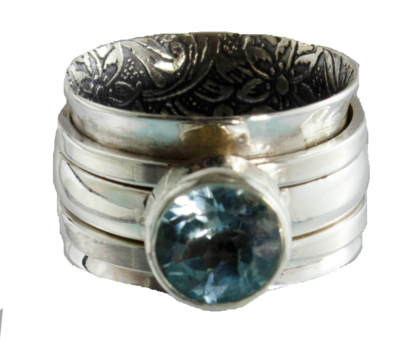 The Secret Garden Gemstone Spinner rings. lux
