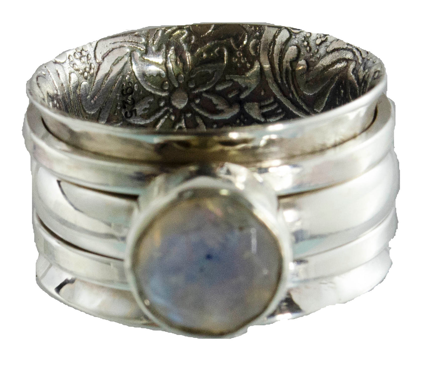 The Secret Garden Gemstone Spinner rings. lux