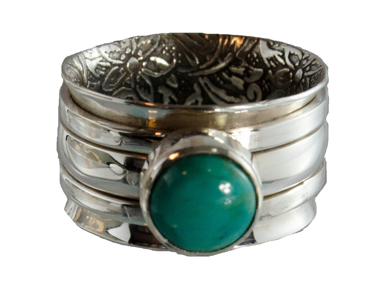 The Secret Garden Gemstone Spinner rings. lux