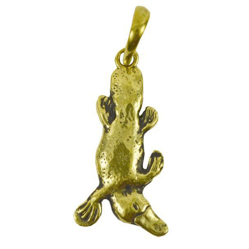 Buy Platypus Pendant Brass Melanie Woods Jewelry