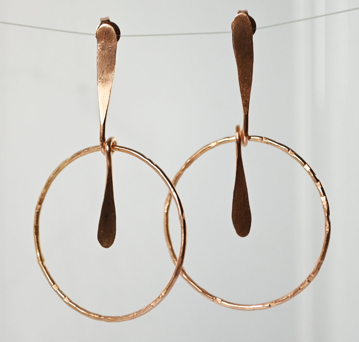 Euro Rose Gold Earrings B42R