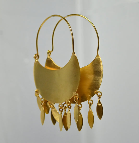 Euro Gold Earrings B16A