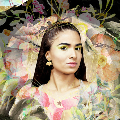 Euro Gold  Earrings B105