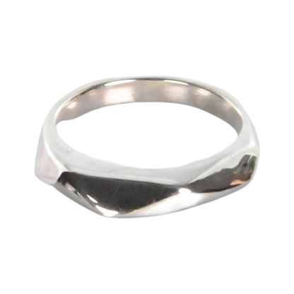 FLOW FACETED RING SMALL BKR37