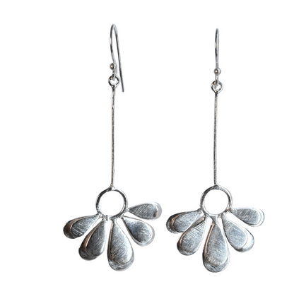 Silver Wash Earrings -C30d