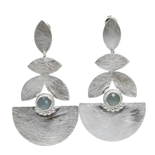 Silver Wash Earrings C333