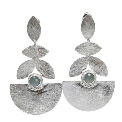 Silver Wash Earrings C333