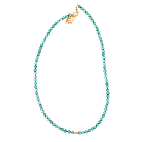 Gemstone Necklace 45+5 cm  A25n