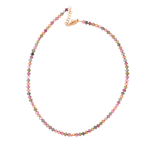 Gemstone Necklace 45+5 cm  A25n