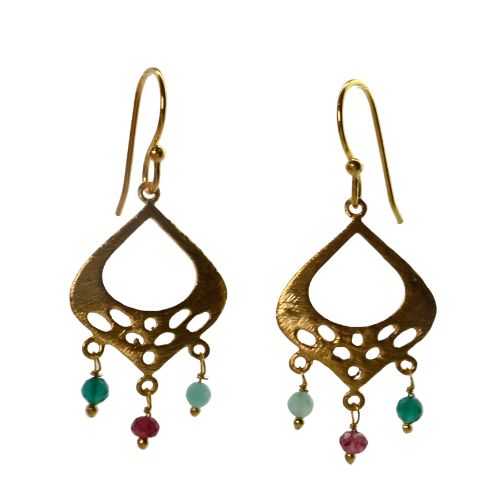Euro Gold Earrings- A338