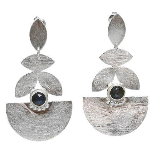Silver Wash Earrings C333