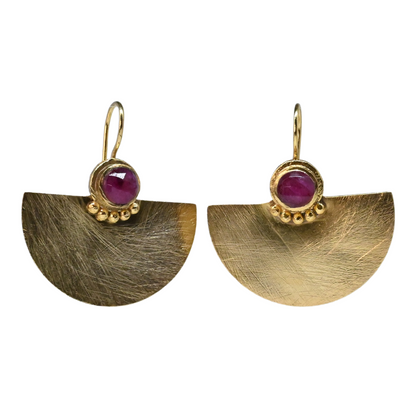 Euro Gold Earrings A26E