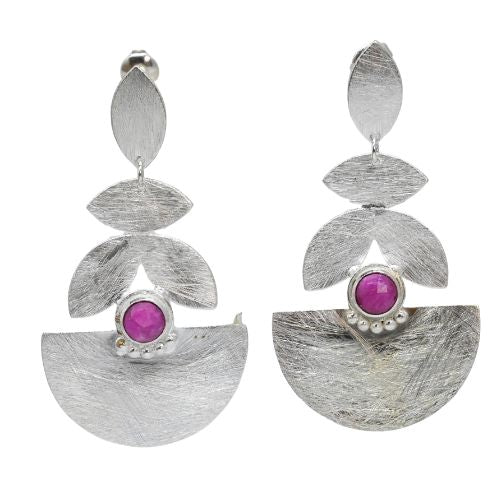 Silver Wash Earrings C333