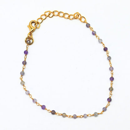 Euro gold and gem bracelet with gem varieties A1B.