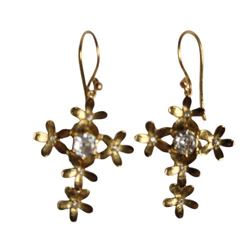 Rococo Jasmin Flower Cross RCXE