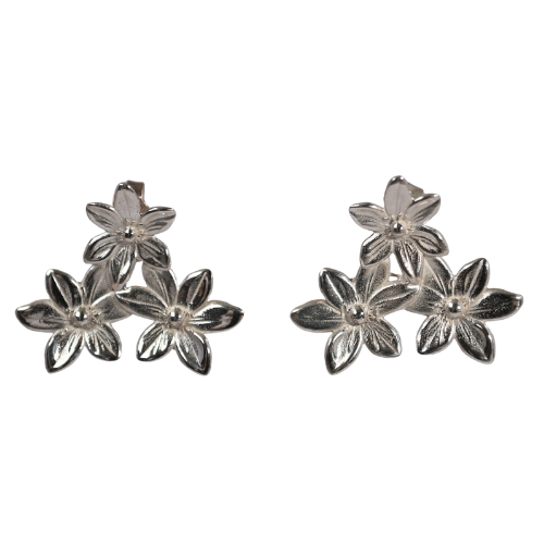 3 Frangipani's Earrings RSE43