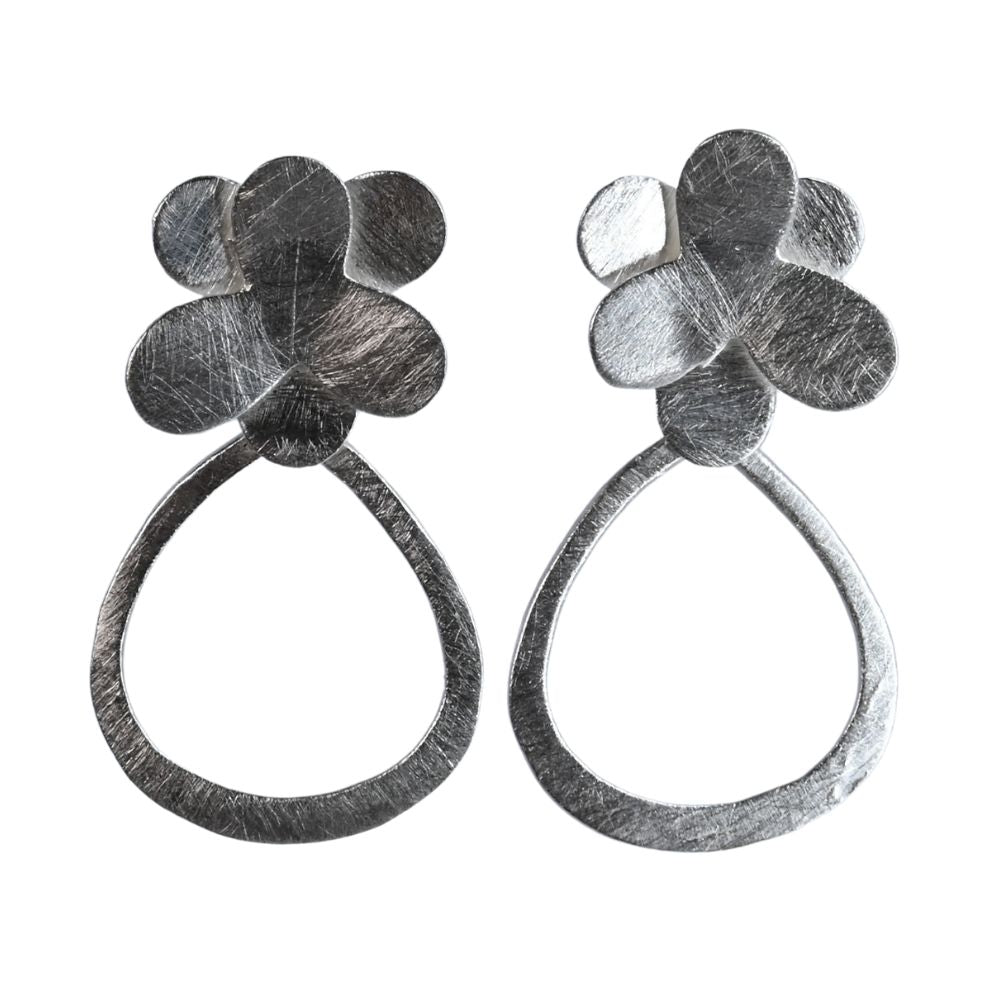 Silver Wash Earrings C32