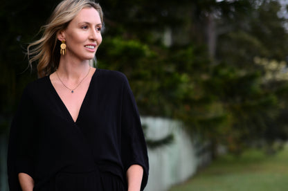 Euro Gold Multi Swing Stud Earrings B45