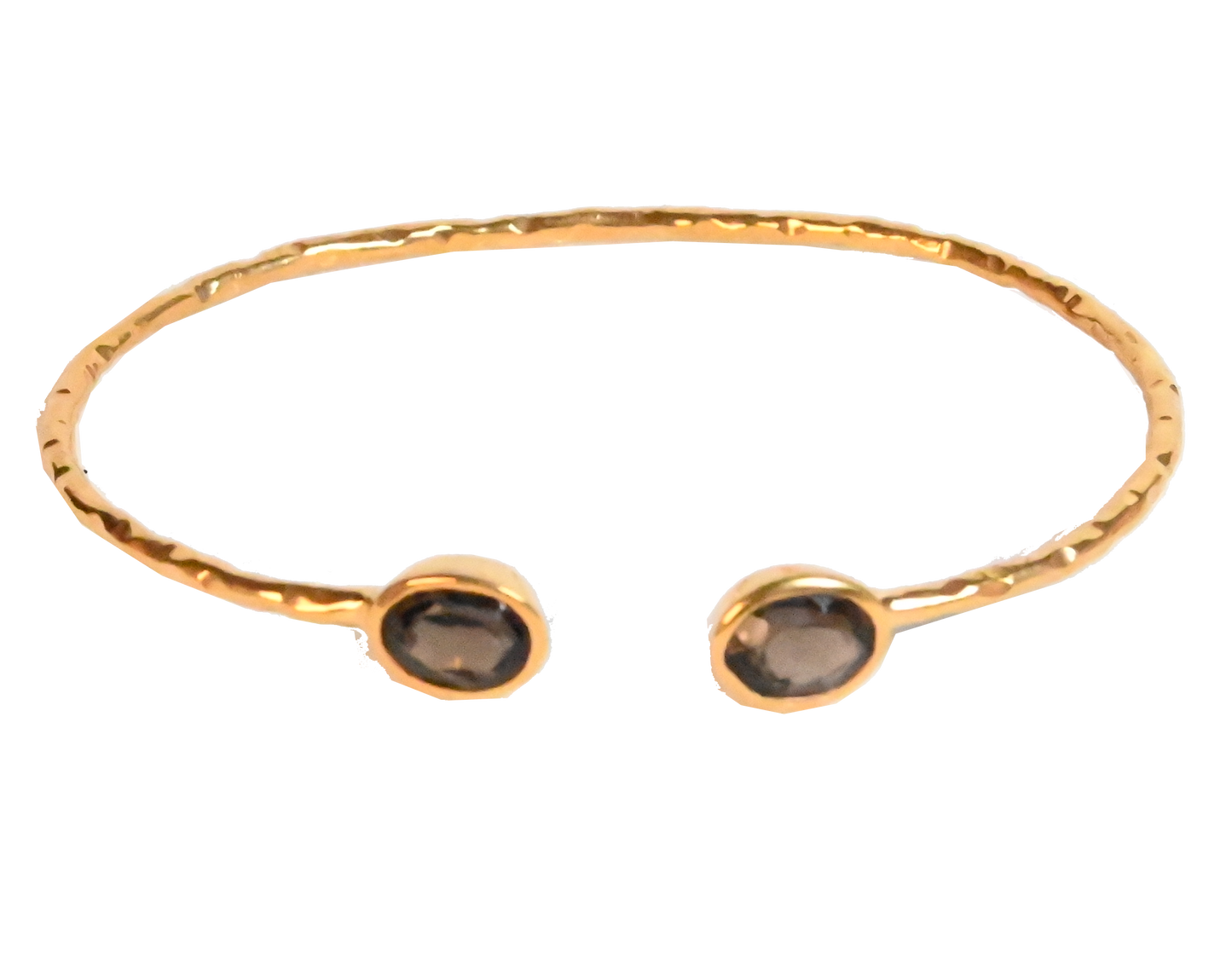 Euro Gold cuff bangle with gems- A21