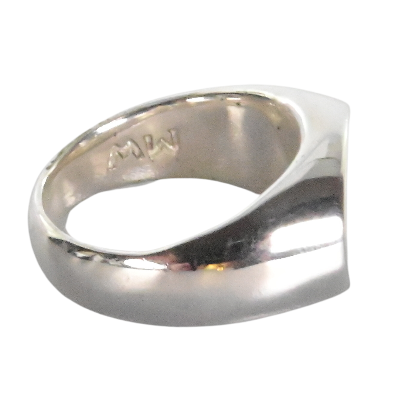 FLOW LARGE SIGNATURE  RING MWKBR41