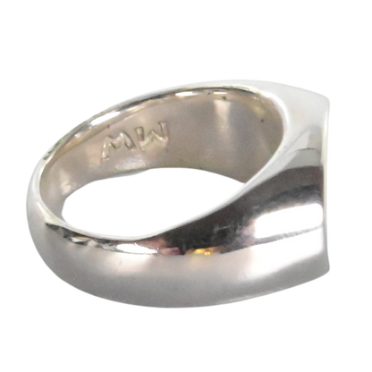 FLOW LARGE SIGNATURE  RING MWKBR41