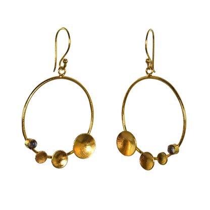 Euro Gold Earrings A69A