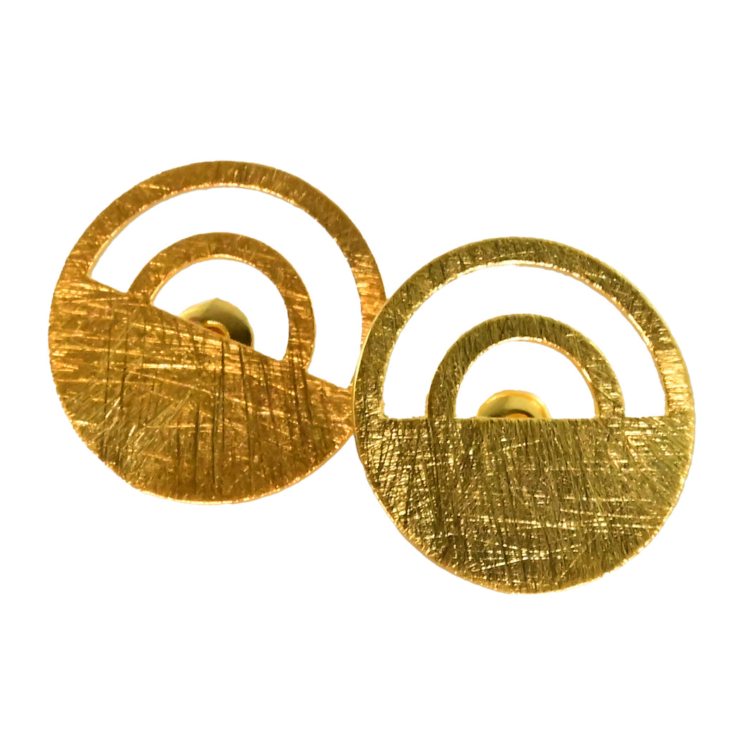 Euro Gold Earrings B152