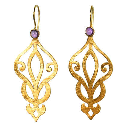 Euro Gold Earrings A62a