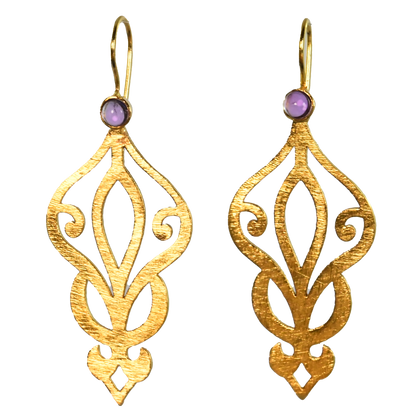 Euro Gold Earrings A62a