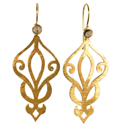 Euro Gold Earrings A62a