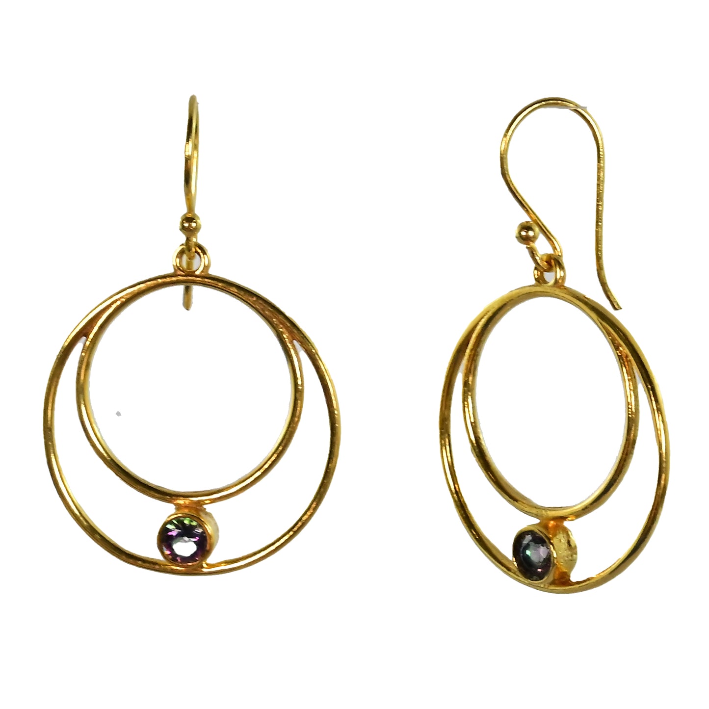 Euro Gold Earrings A27