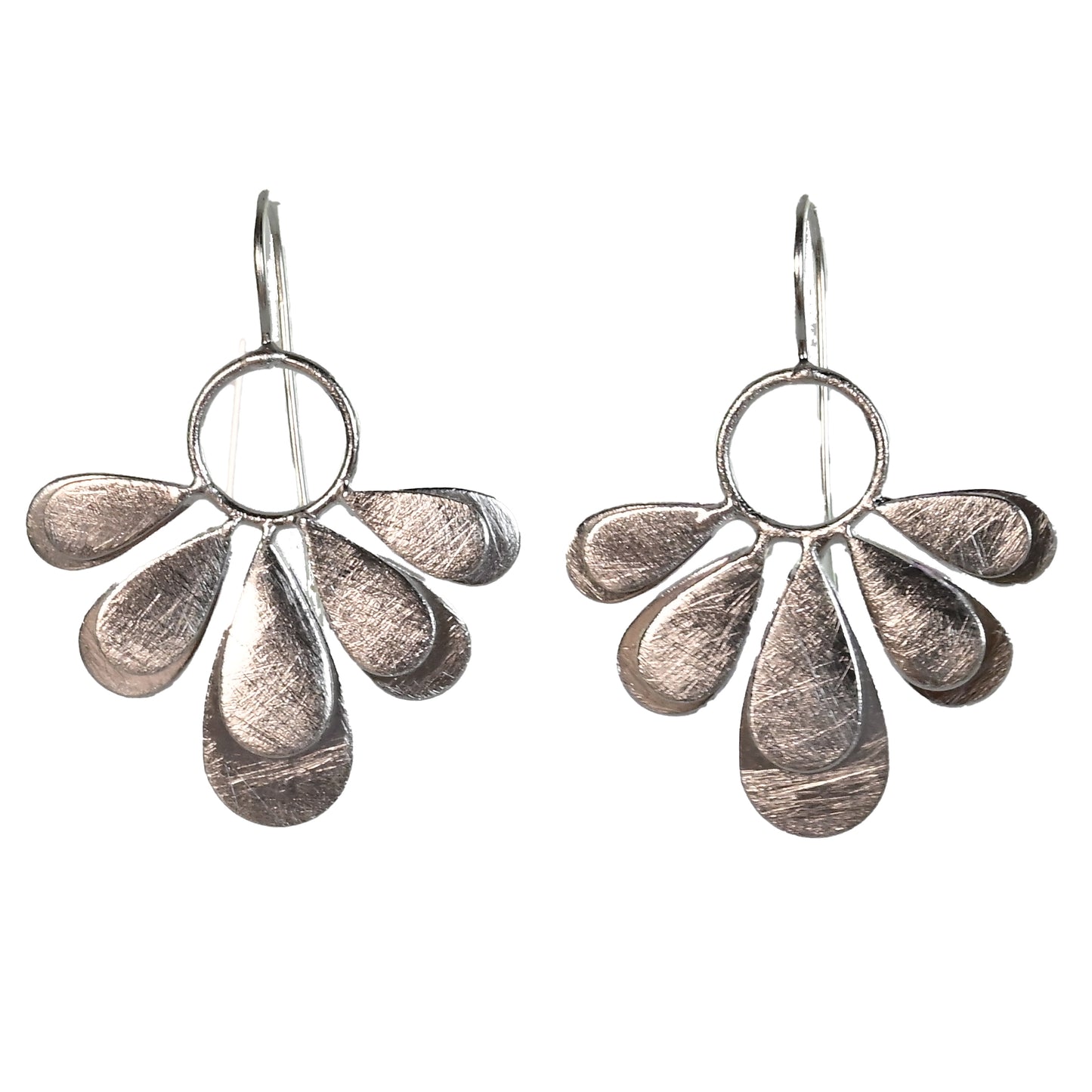 Silver Wash Earrings C30a