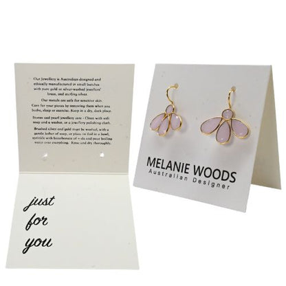 NEW White cards with earring holes available in May