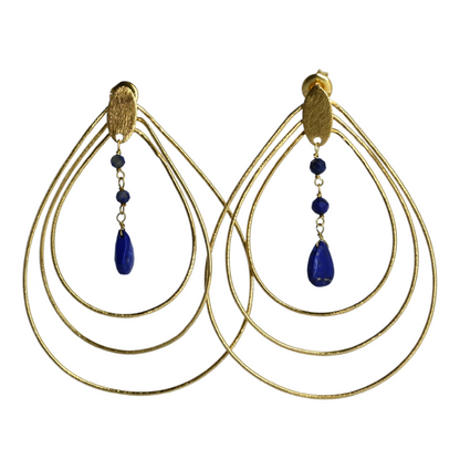 Euro Gold Earrings A196a