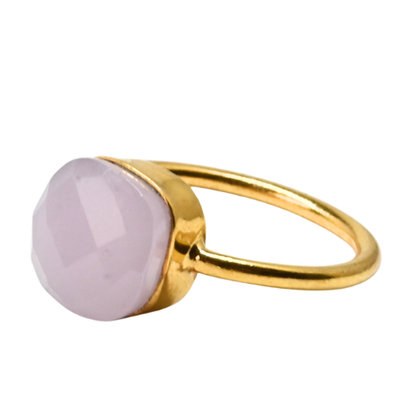 Euro Gold Cuff Heart Ring Open size with an enamel heart A199