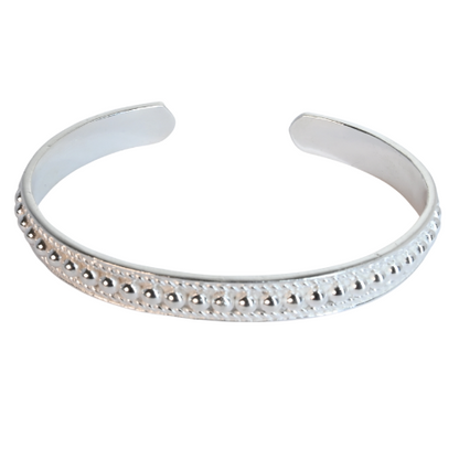 Silver Cuff bangle C187a.