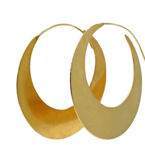 Euro Gold Earrings B265hoop
