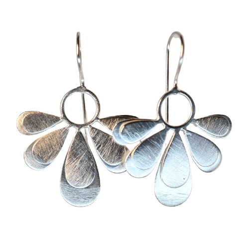 Euro Silver Gold Earrings C30