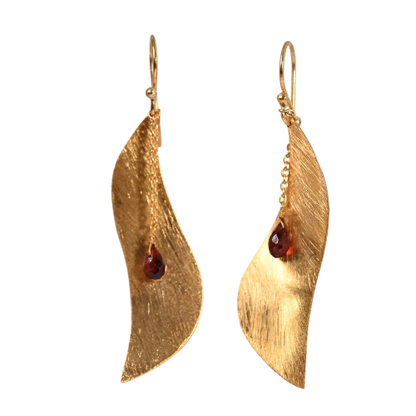 Euro Gold Gemstone Curl A290
